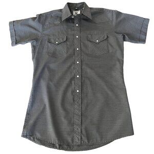 Corral West Ranch Wear Men's Medium Short Sleeve Snap Front Western Shirt